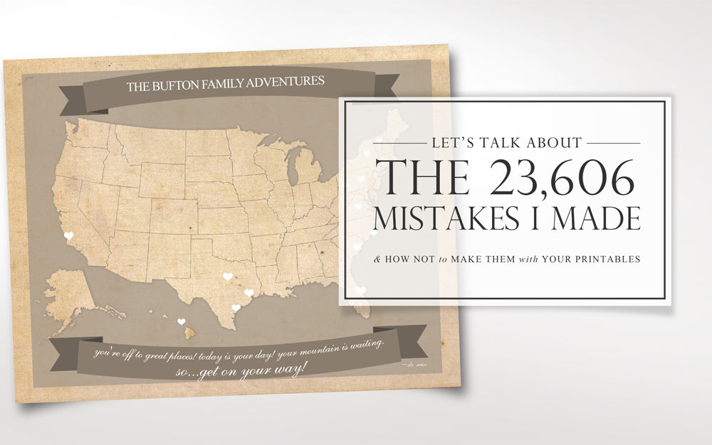 Don't make the same mistakes I did when learning how to make printables for your blog