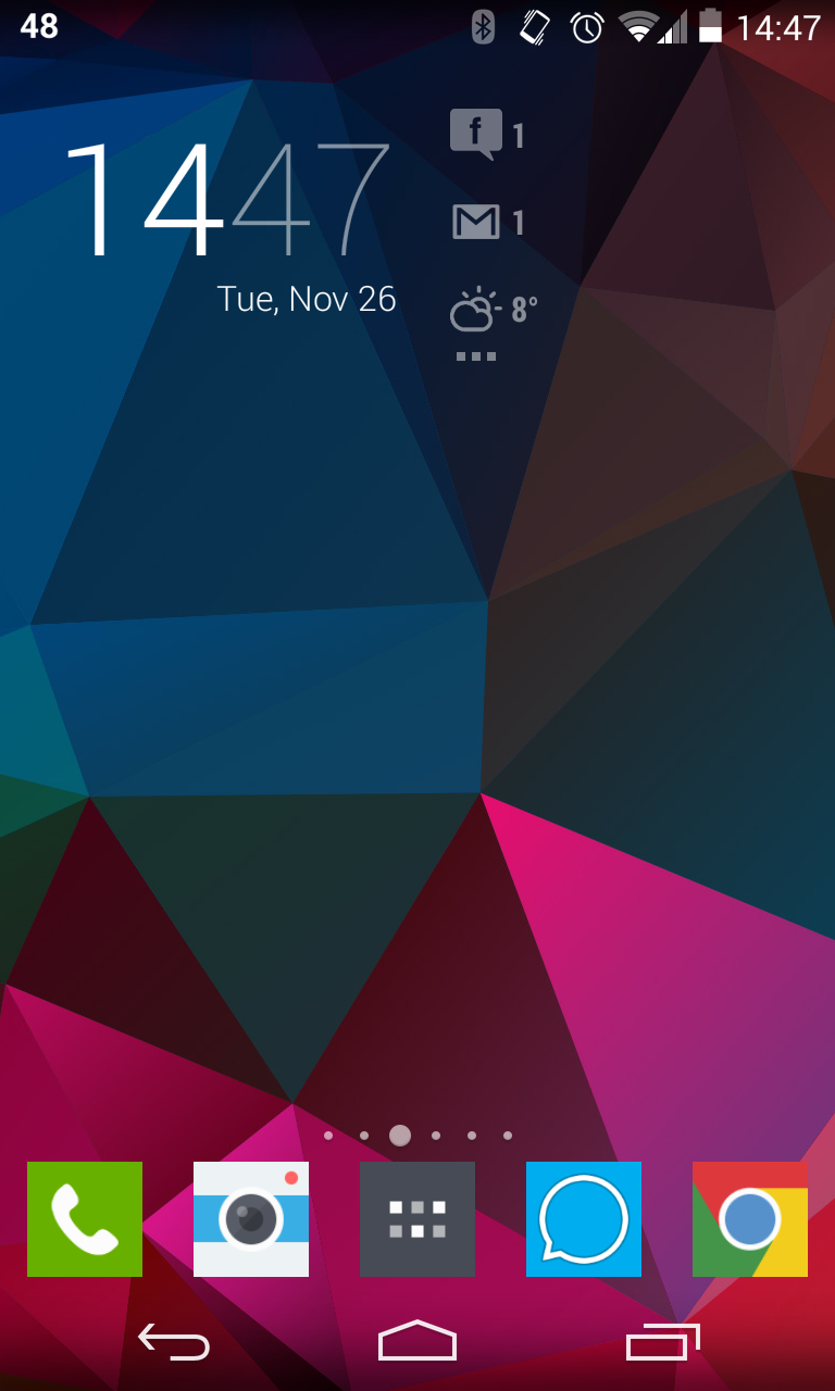 [ABSTRACT] Bright Polygons : r/androidthemes