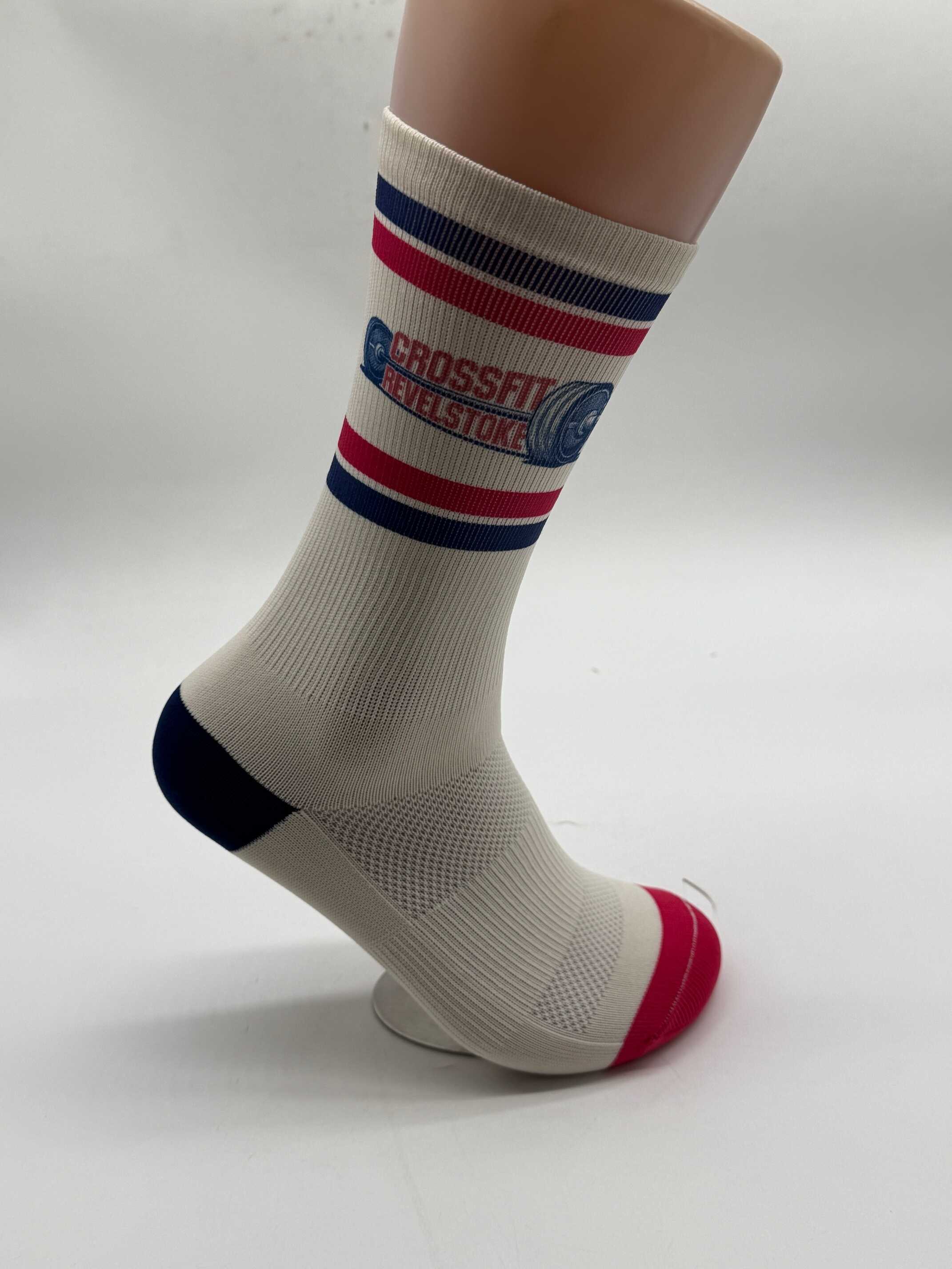 Barbell Logo Crew Socks