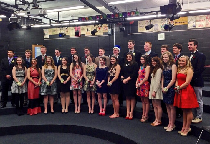 The 2014 SM East Sweetheart Court. Photo via SME Office Twitter account.