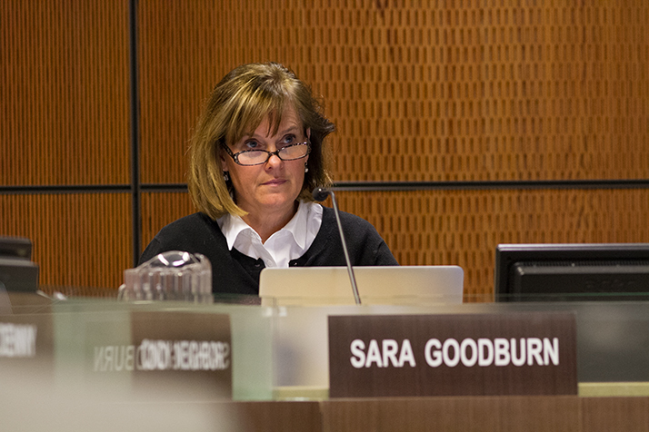Shawnee Mission School Board Chair Sara Goodburn.