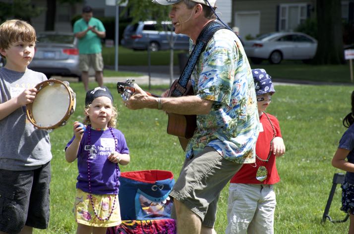 Mr. Stinky Feet had the young pirates rocking before lunch.