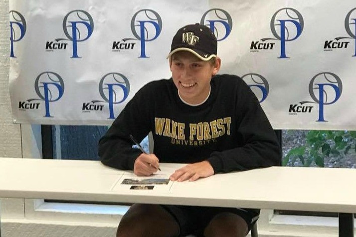 Shawnee Mission East senior Brady Draheim, who ranked 54th in the nation, will continue his tennis career at Wake Forest.