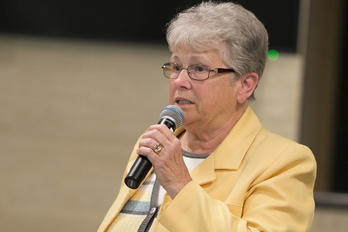 Incumbent Cindy Neighbor has been in the at-large seat for 20 years.