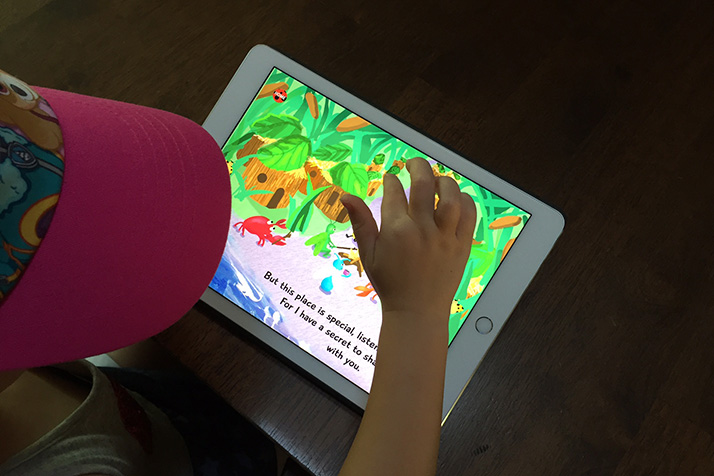 The LadyBug Band app. Photo via Rain Boot Media.