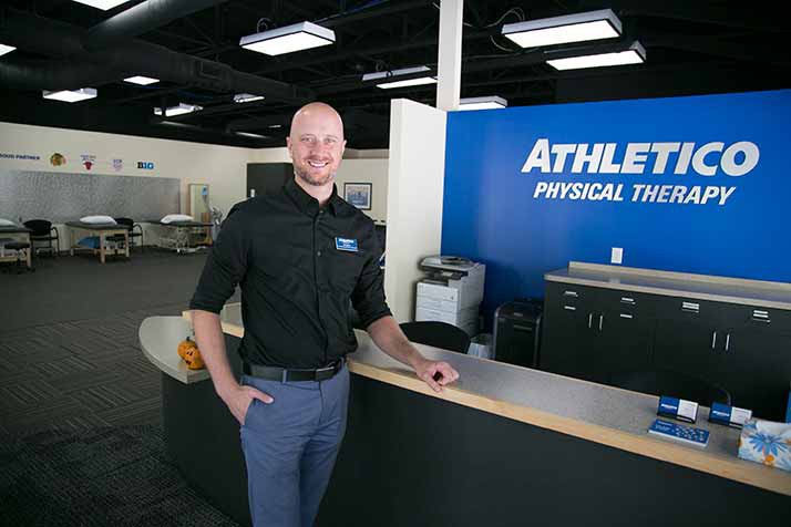 Jeff Stone is the physical therapist at the new Athletico location at the Village Shops.