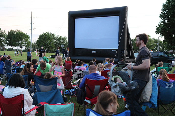 Movie in the Park in Lenexa. Photo courtesy Lenexa Parks and Recreation.