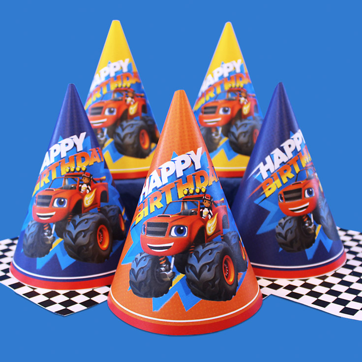 Blaze Party Hats