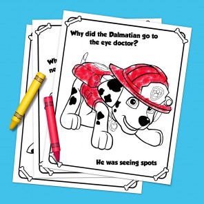 Pup Jokes Coloring Pack