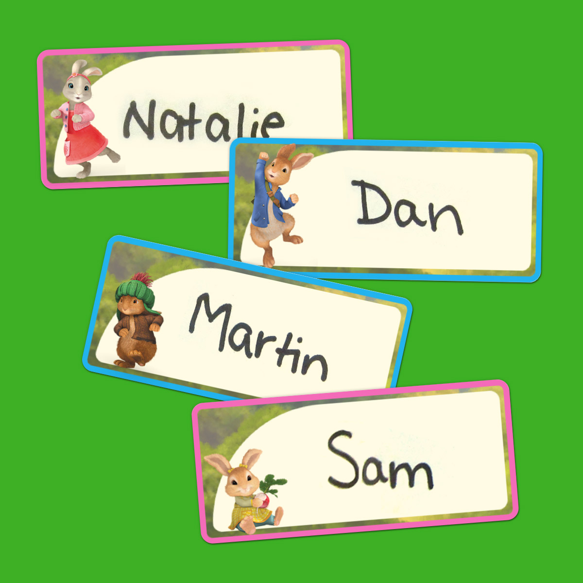 Peter Rabbit Name Tags
