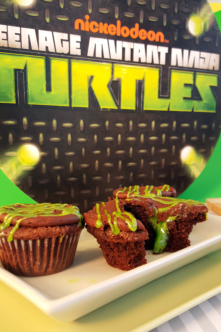 TMNT Mutagen Cupcakes