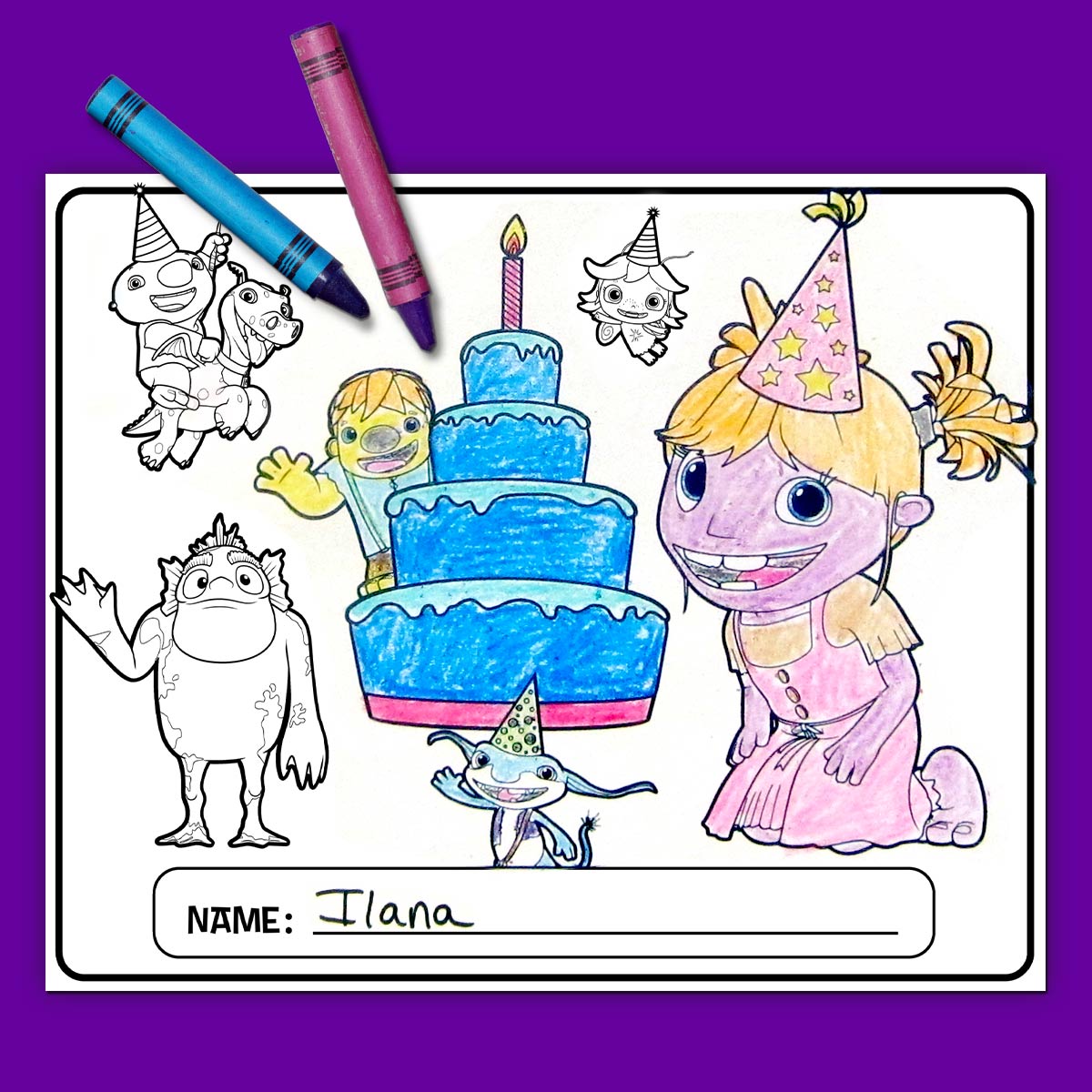 Wallykazaam Party Placemat