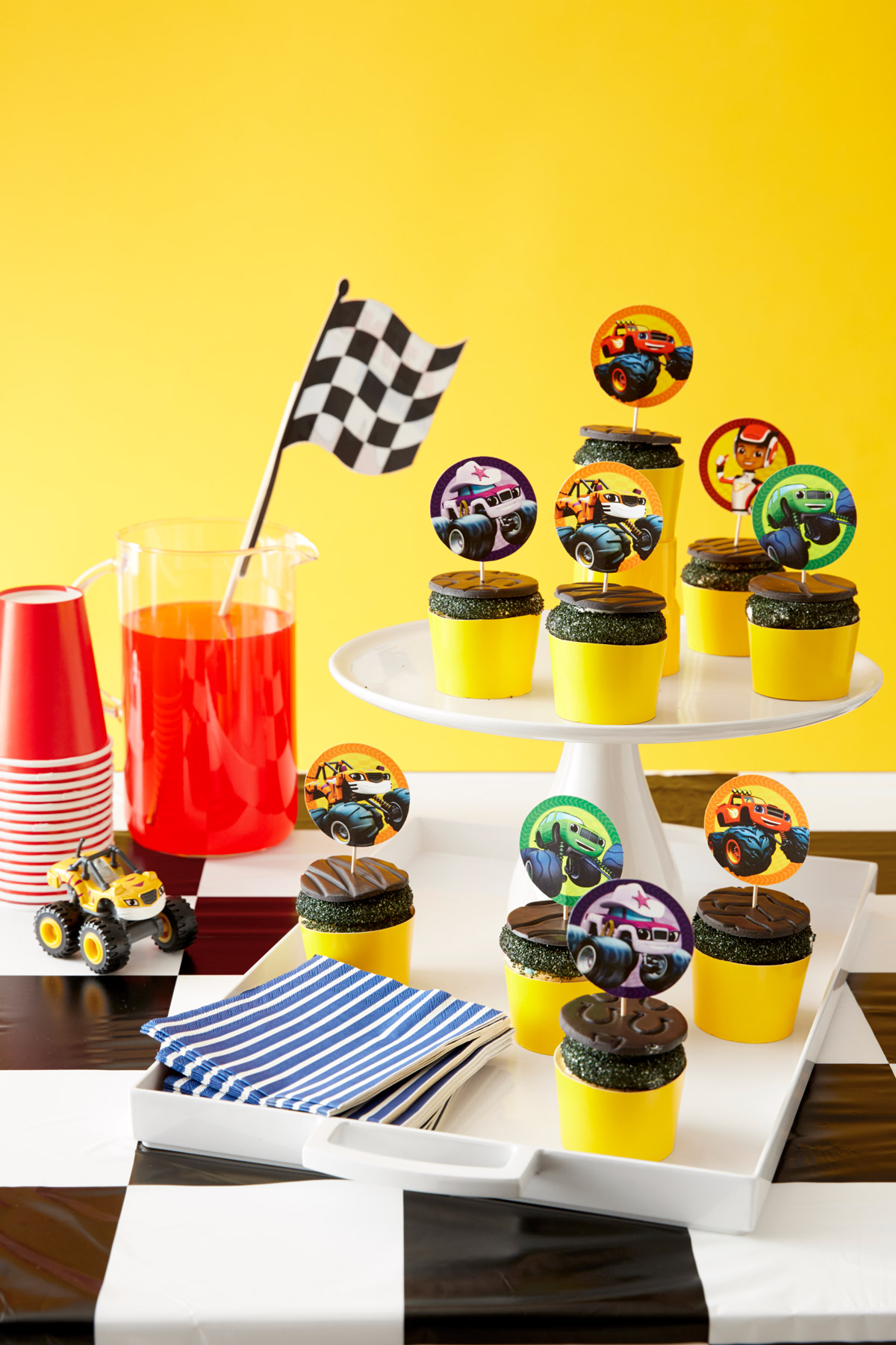 Blaze and the Monster Machines Cupcake Toppers