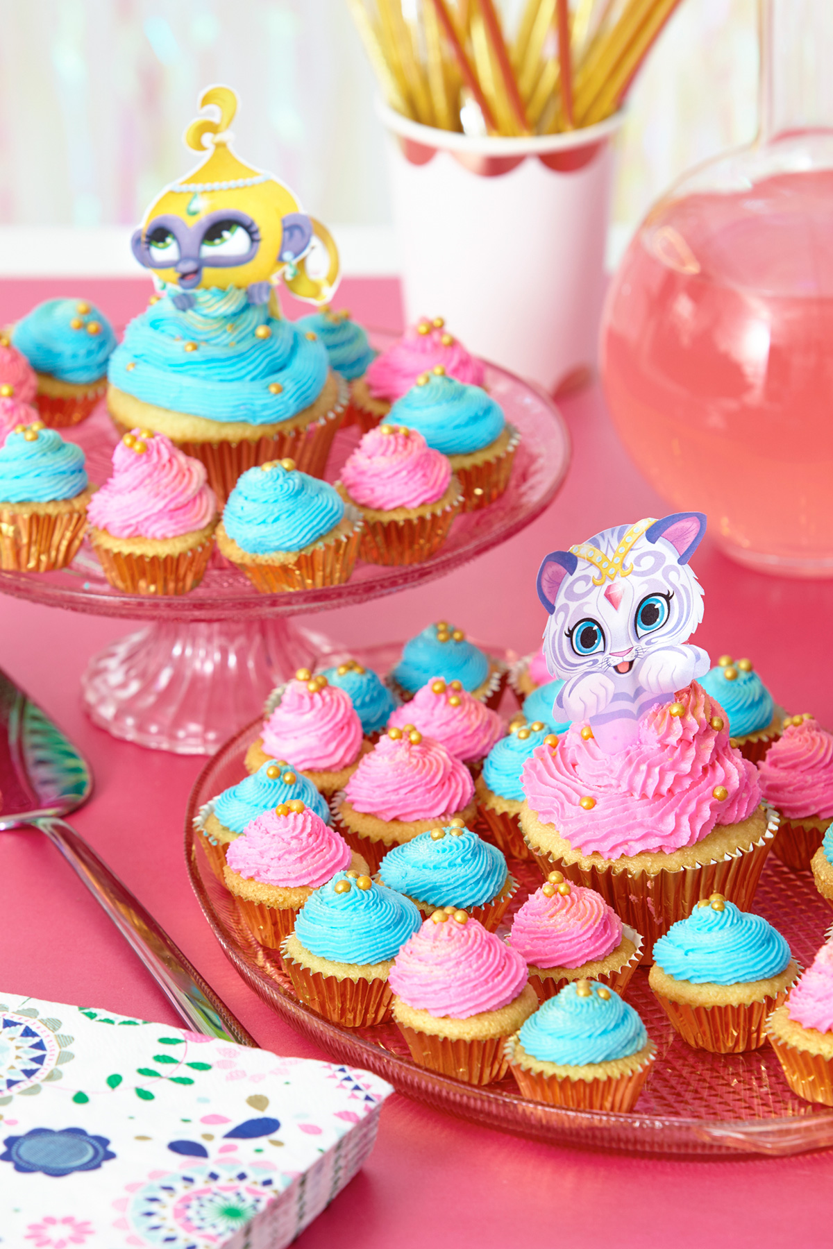 Shimmer and Shine Printable Cupcake toppers