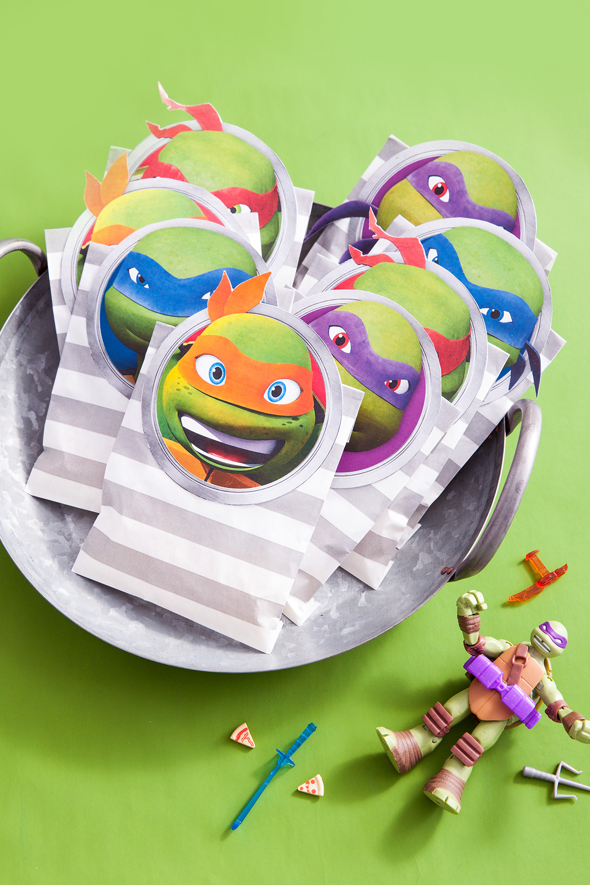 TMNT Goody Bag Decals