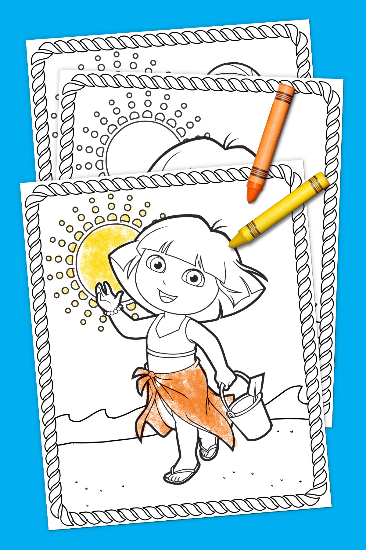 Dora Summer Coloring Pack