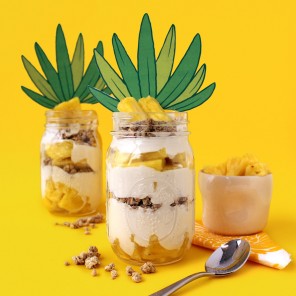 Make Pineapple Parfaits