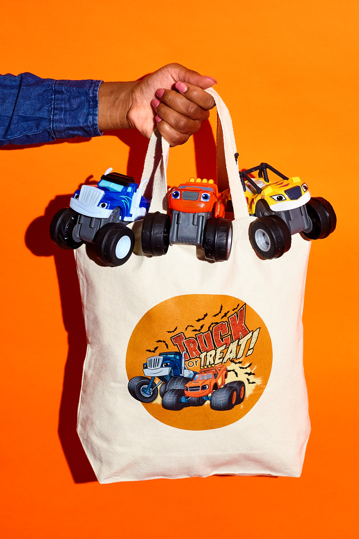 Blaze Trick or Treat Sack Decals