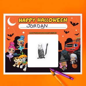 Nick Jr. Halloween Party Placemats