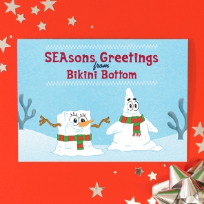 SpongeBob Holiday Card