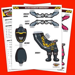 Power Rangers Ornaments