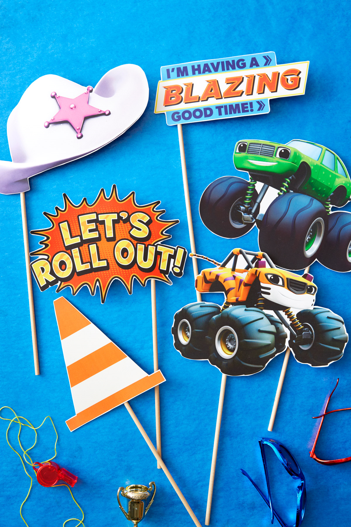 Blaze Photo Booth Props