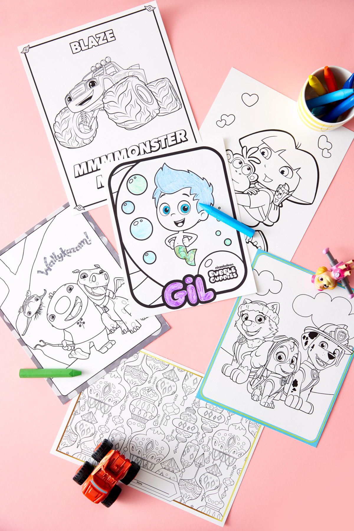 Nick Jr. Birthday Party Coloring Printables