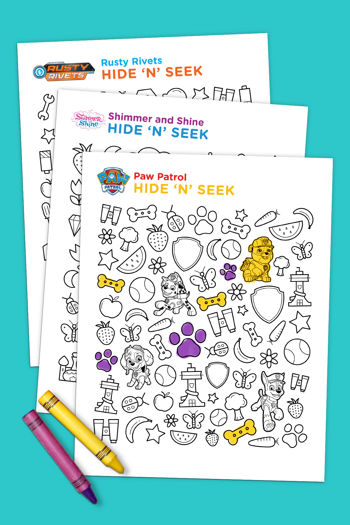 Hide and Seek Printable