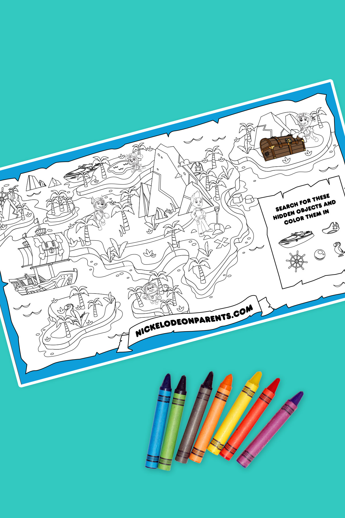 PAW Patrol Sea Patrol Printable Map