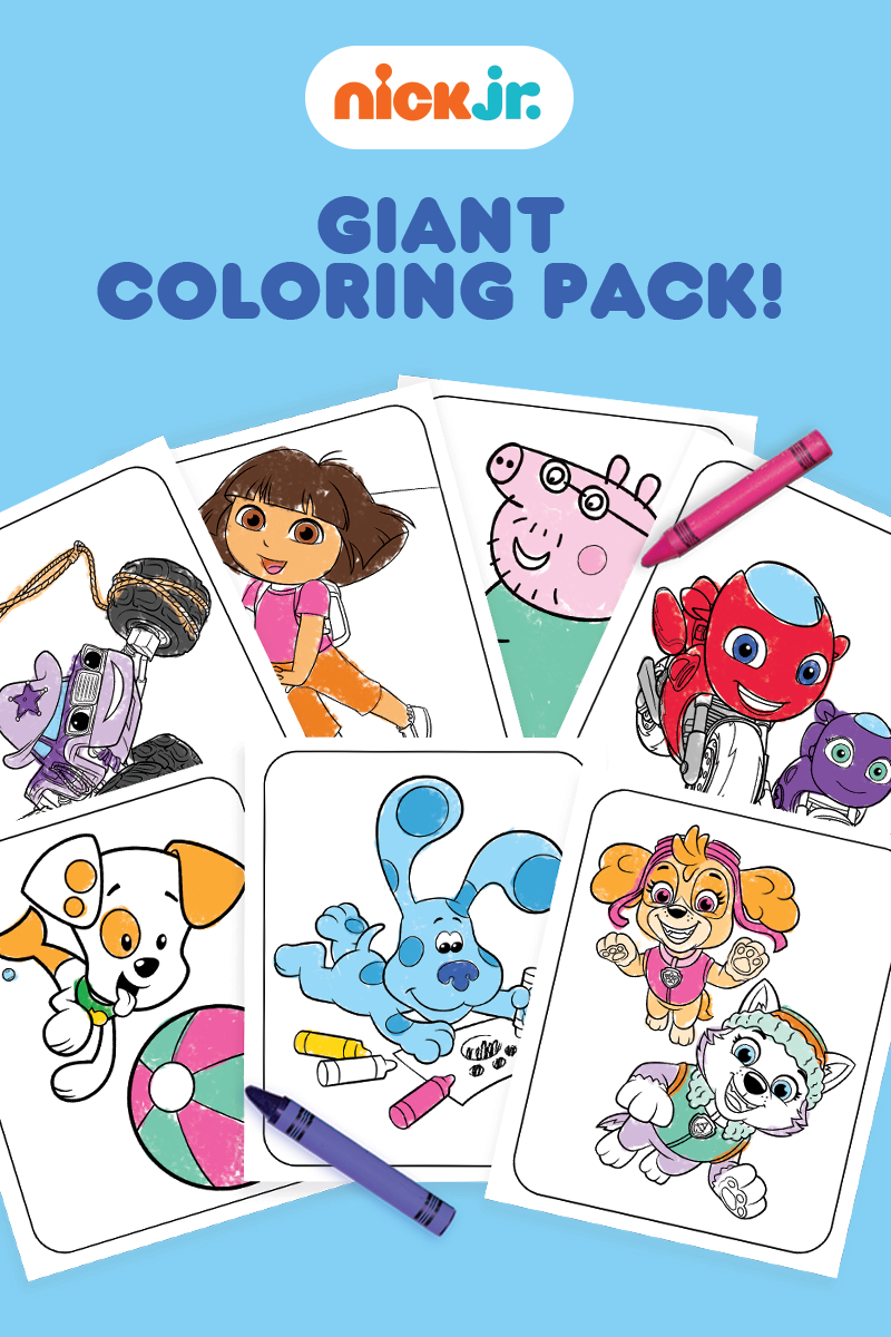 Nick Jr. Giant Coloring Pack