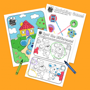 Blue's Clues & You! Activity Sheets