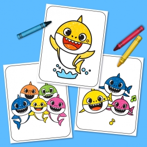 Baby Shark Coloring Sheets