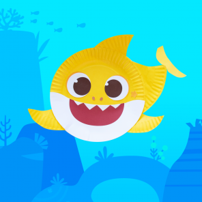 Baby Shark Plate Craft