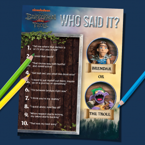 Who Said It: Brendar or the Troll?