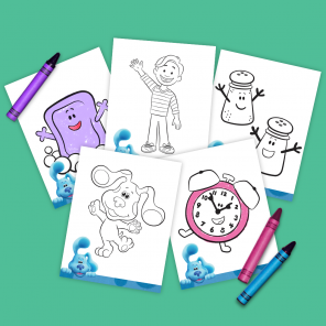 Blue’s Clues & the Crew Coloring Pack