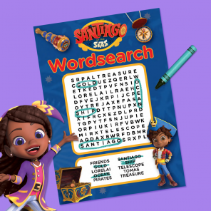 Printable Word Search Ft. Santiago of the Seas