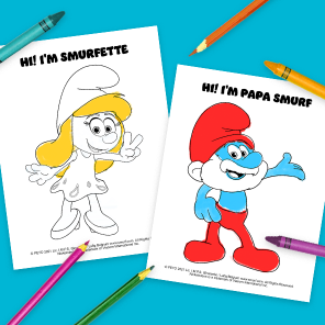 Feeling Blue? It’s a Smurftastic Coloring Pack!