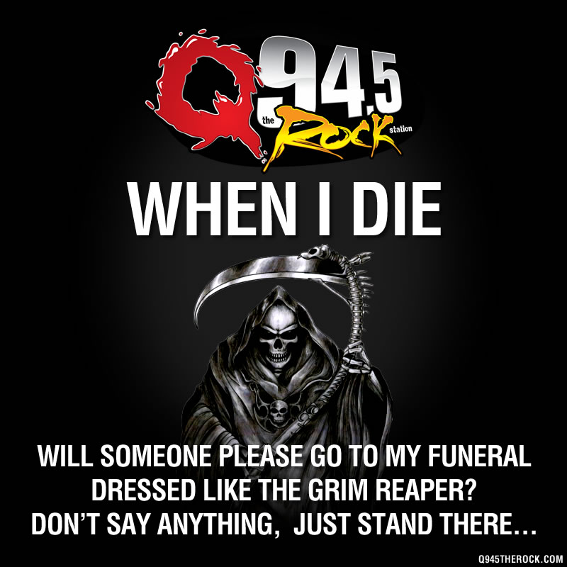 WHEN I DIE