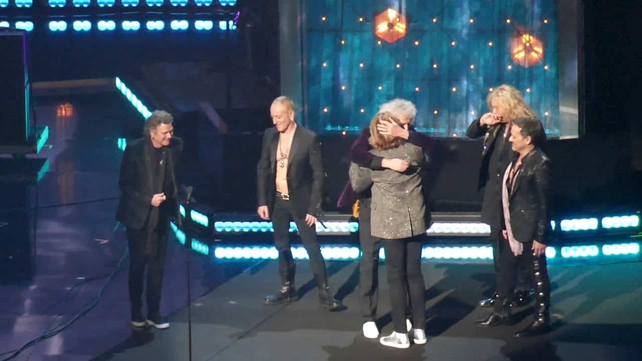 Def Leppard Being inducted into the Rock and Roll Hall of Fame