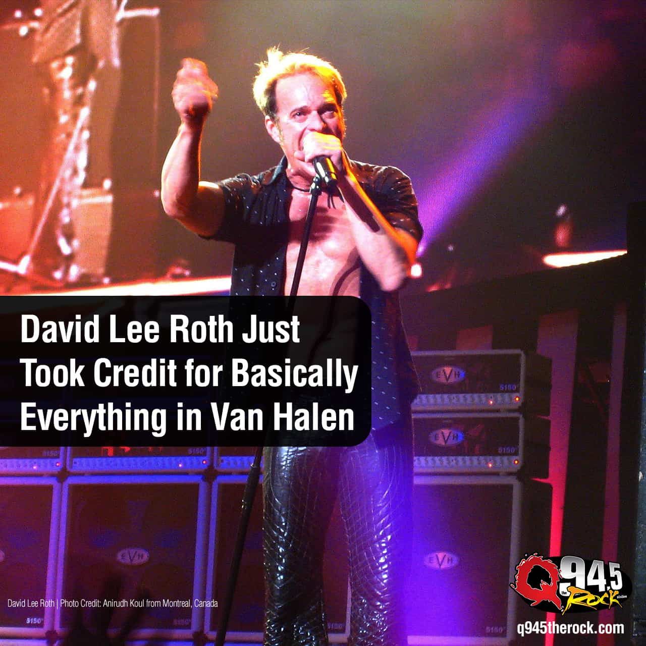 DAVID LEE ROTH has never been shy about his importance to VAN HALEN. But in a new interview, he pretty much took credit for EVERYTHING. And that's almost not an exaggeration.