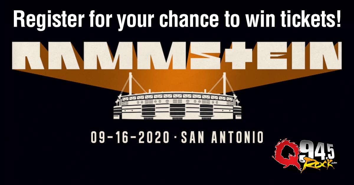 Register for your chance to win tickets to see Rammstein Live at the Alamodome! 1 Register for your chance to win tickets to see Rammstein Live at the Alamodome! 1
