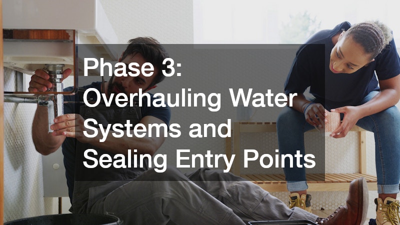 Phase 3: Overhauling Water Systems and Sealing Entry Points
