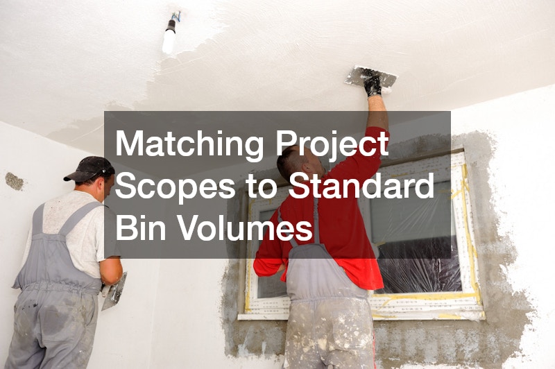 Matching Project Scopes to Standard Bin Volumes