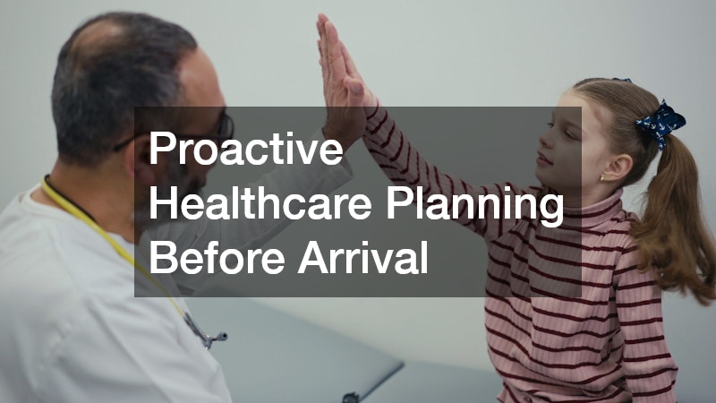 Proactive Healthcare Planning Before Arrival