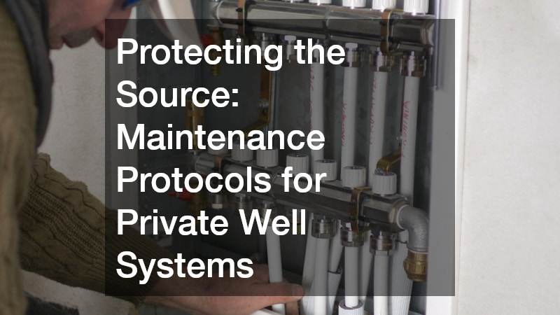 Protecting the Source: Maintenance Protocols for Private Well Systems
