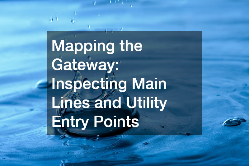 Mapping the Gateway: Inspecting Main Lines and Utility Entry Points