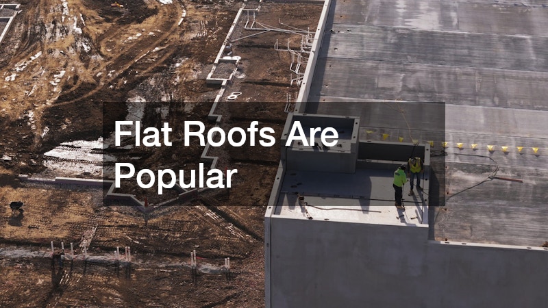 Flat Roofs Are Popular