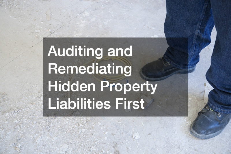 Auditing and Remediating Hidden Property Liabilities First