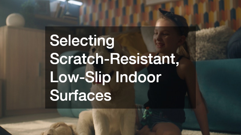 Selecting Scratch-Resistant, Low-Slip Indoor Surfaces