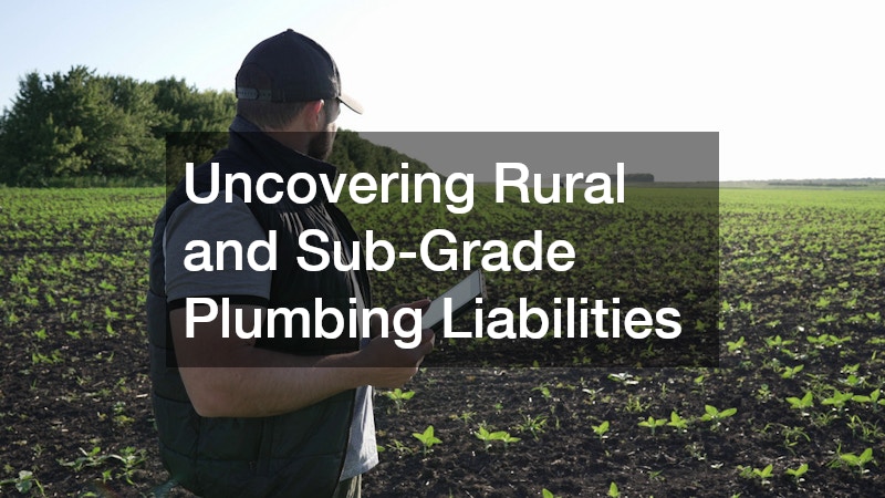 Uncovering Rural and Sub-Grade Plumbing Liabilities